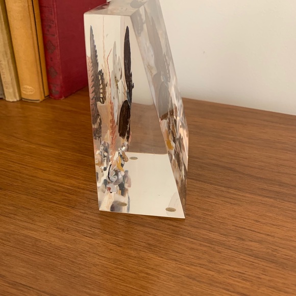 Vintage Lucite Pressed Butterfly Decor - Picture 6 of 11
